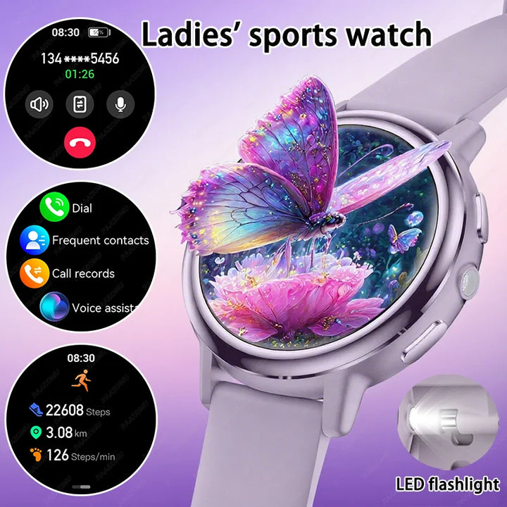 Ladies Smart Fitness Watch with Bluetooth Call