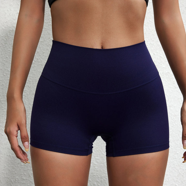 Sexy High Waist Solid Color Yoga & Cycling Shorts