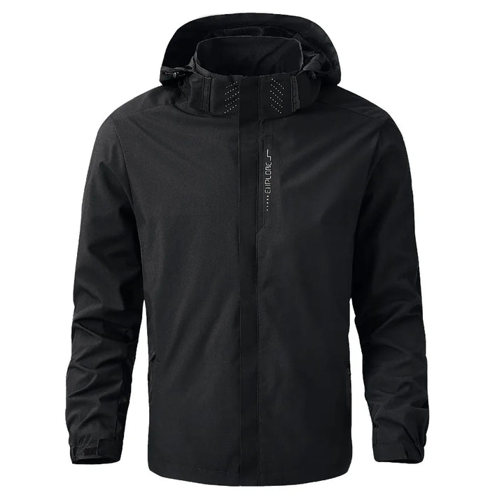 Men's Waterproof Lightweight Hooded Rain Jacket