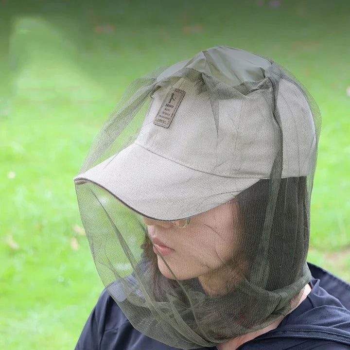 Outdoor Fishing Sunscreen Mesh Hat with Sun Mask