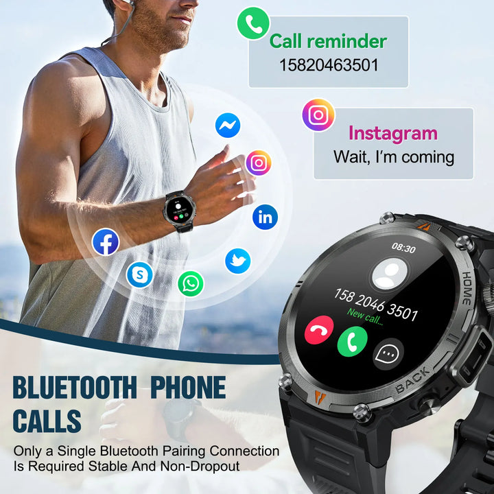 EIGIIS KE3 Bluetooth Call Smart Watch 2024