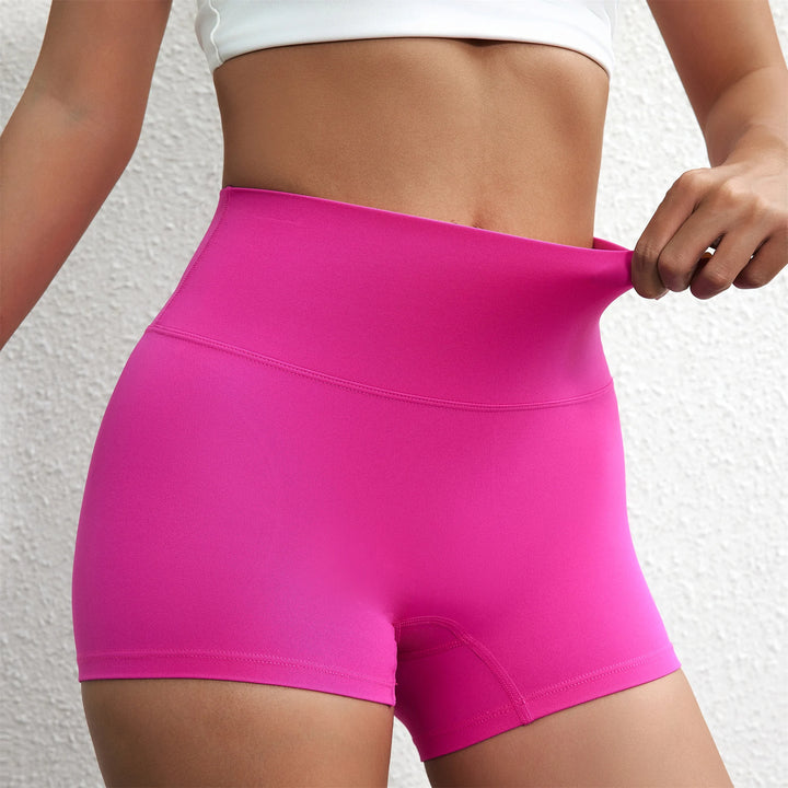 Sexy High Waist Solid Color Yoga & Cycling Shorts