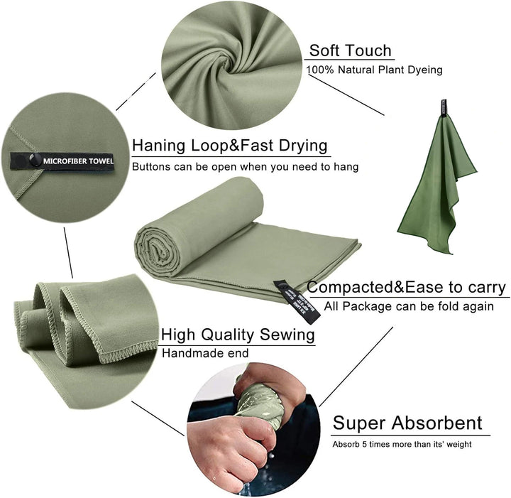 Quick-Dry Microfiber Towel