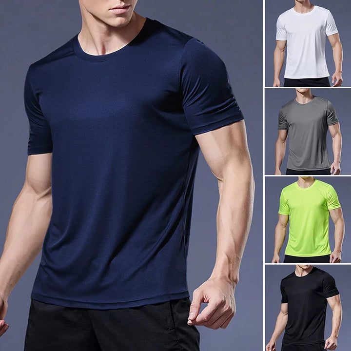Men's Quick-Dry Breathable Gym T-Shirt