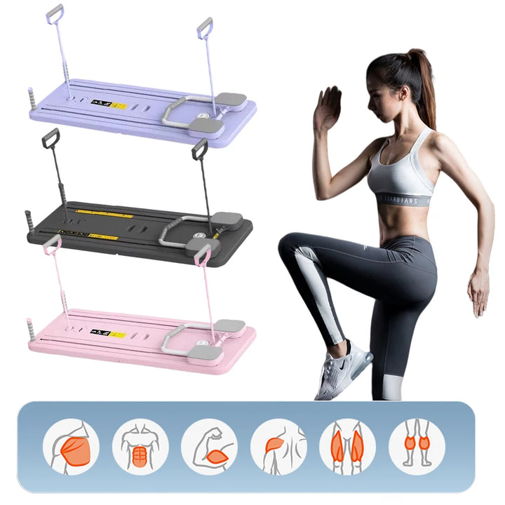 Foldable Multifunctional Fitness Board with Timer