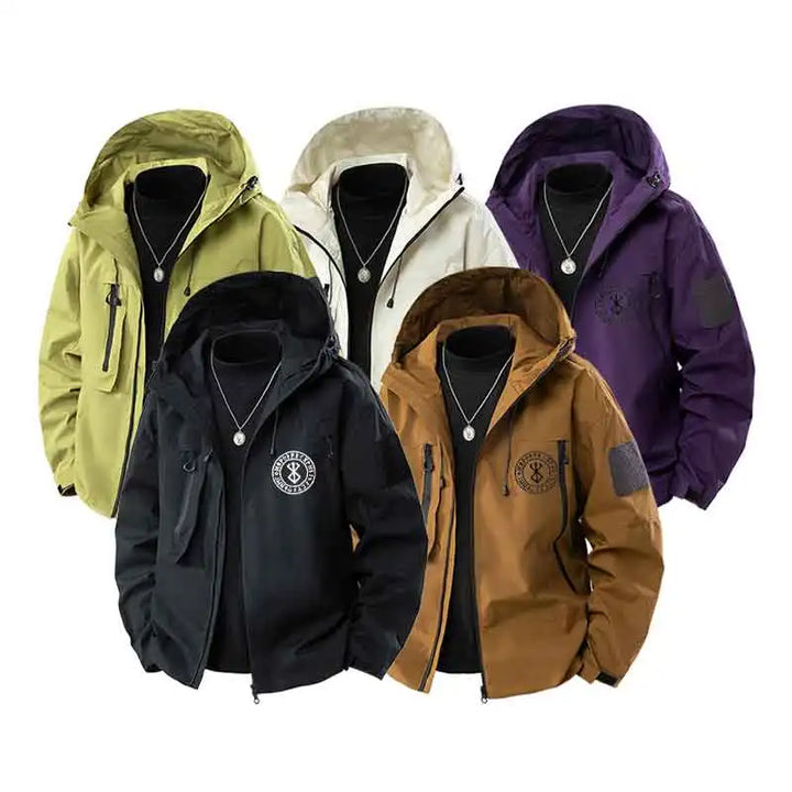 Men's Tactical Waterproof Hooded Trench Coat (S-3XL)