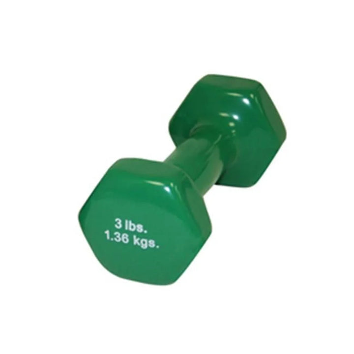 3 lb Vinyl Coated Iron Dumbbell