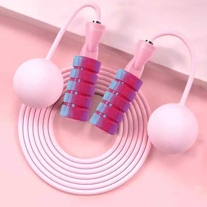 2-in-1 Adjustable Jump Rope – With or Without Rope, Weighted Fitness Trainer