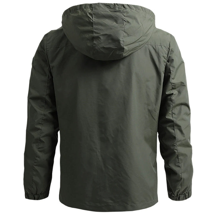 Men’s Tactical Windbreaker Waterproof Hooded Jacket (S–5XL)