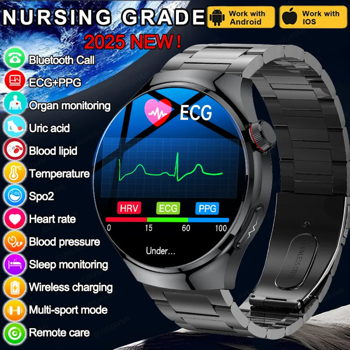 2025 Smart Health Watch with ECG & Bluetooth Call