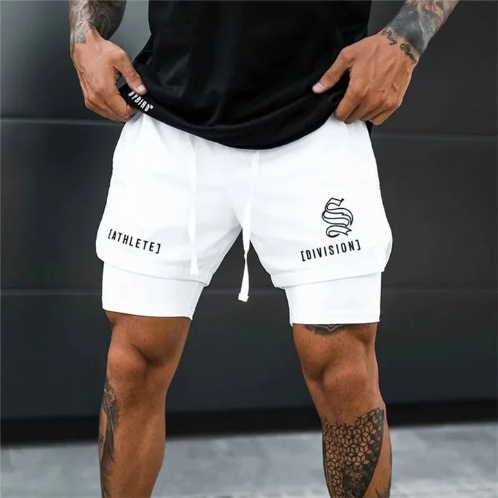 2-in-1 Men's Running & Gym Shorts