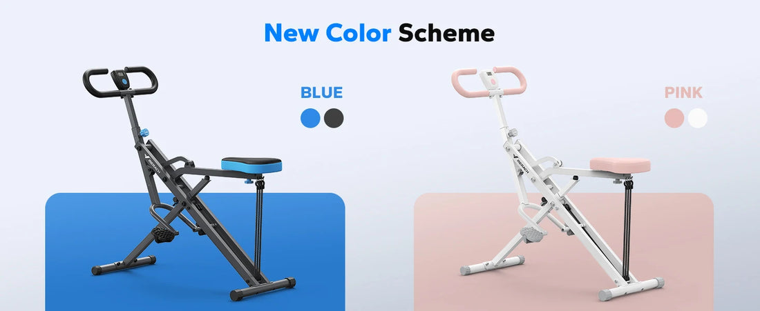 MERACH 2-in-1 Squat & Rowing Machine – Foldable Home Trainer
