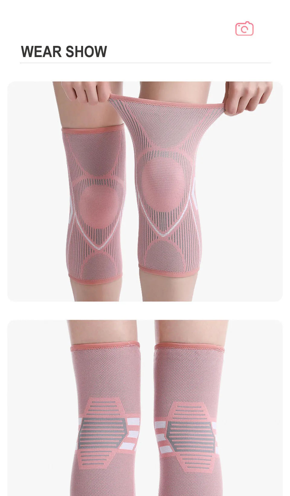 AOLIKES Knee Brace Compression Sleeve