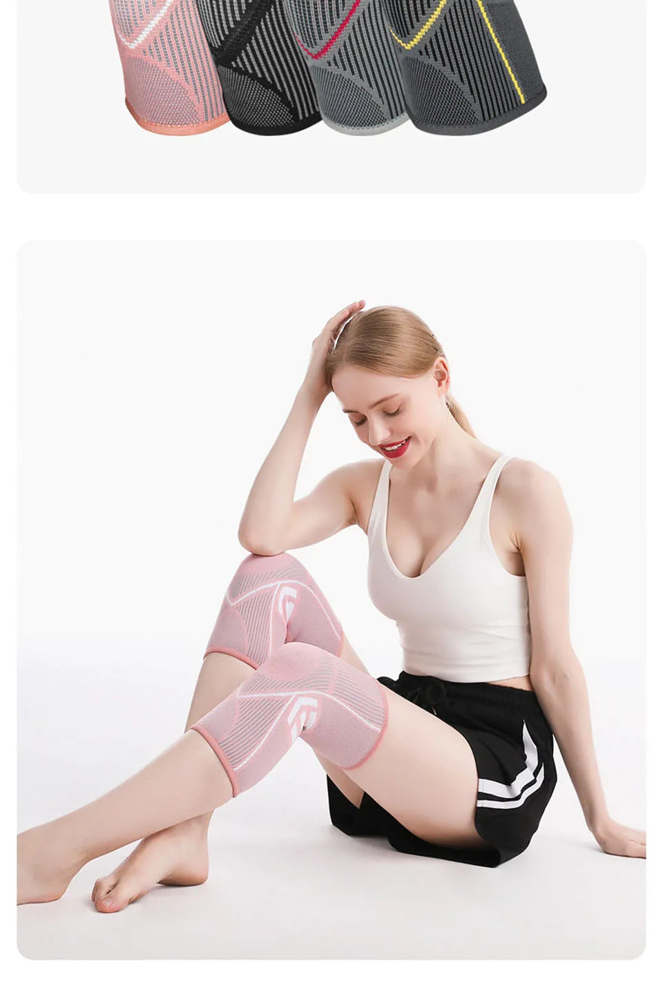 AOLIKES Knee Brace Compression Sleeve