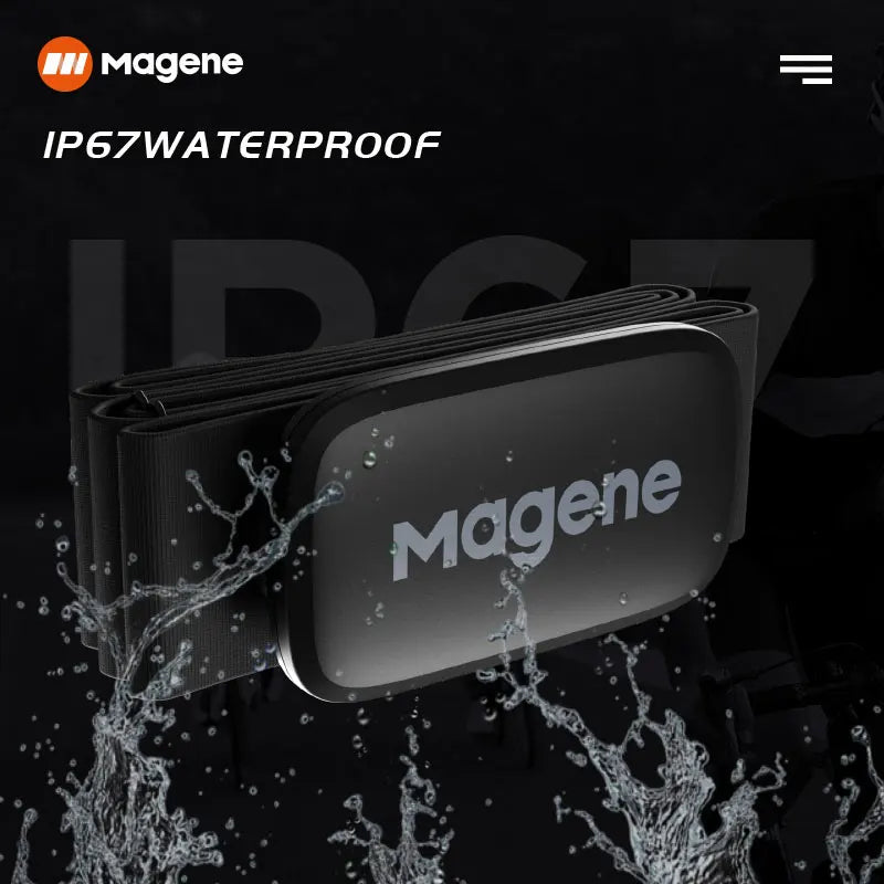 Magene H64 Heart Rate Monitor Chest Strap – Dual ANT+/Bluetooth