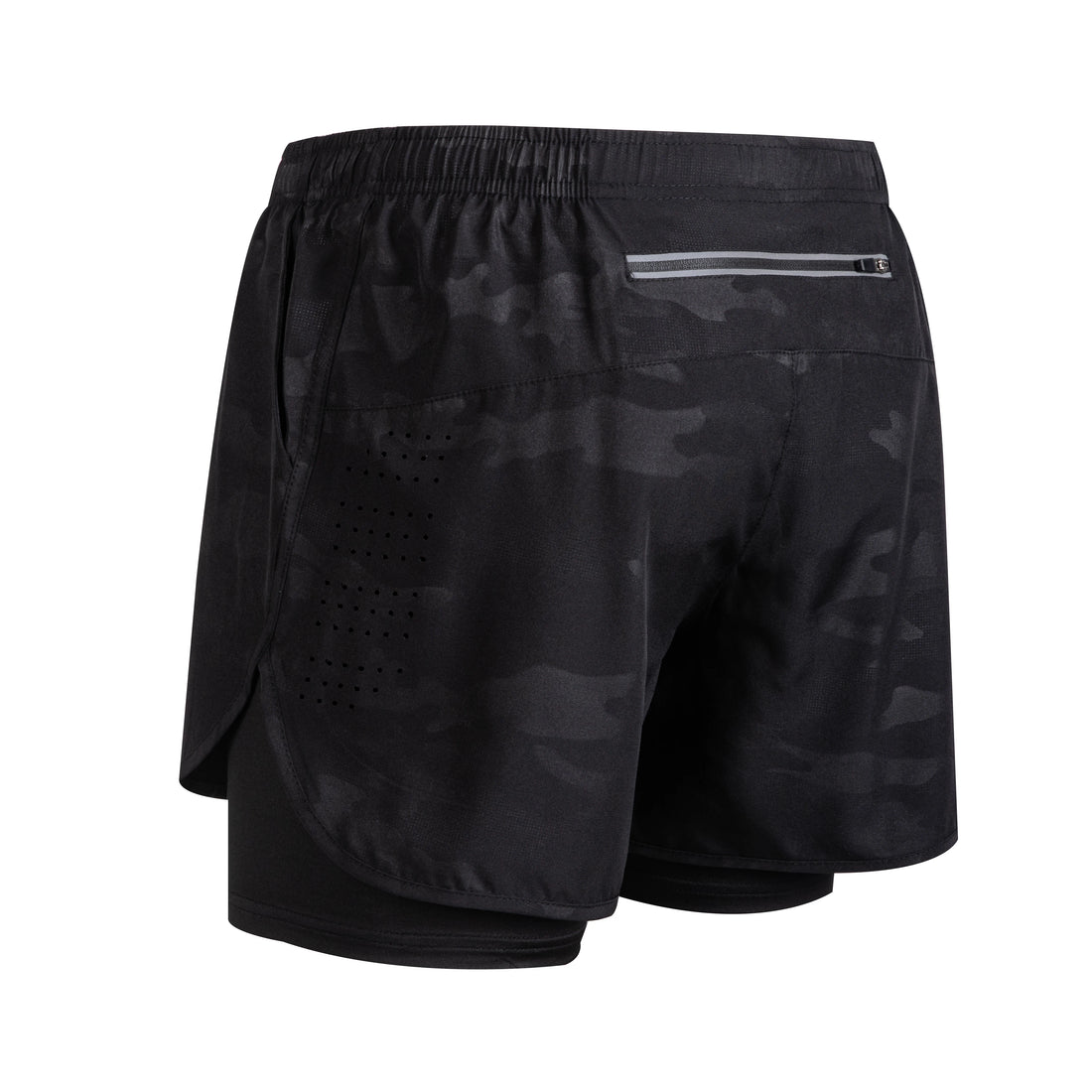 Men's Quick-Dry Double Layer Running Shorts
