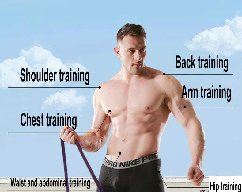 TPE Resistance Bands Set – Heavy Duty Pull-Up & Fitness Bands