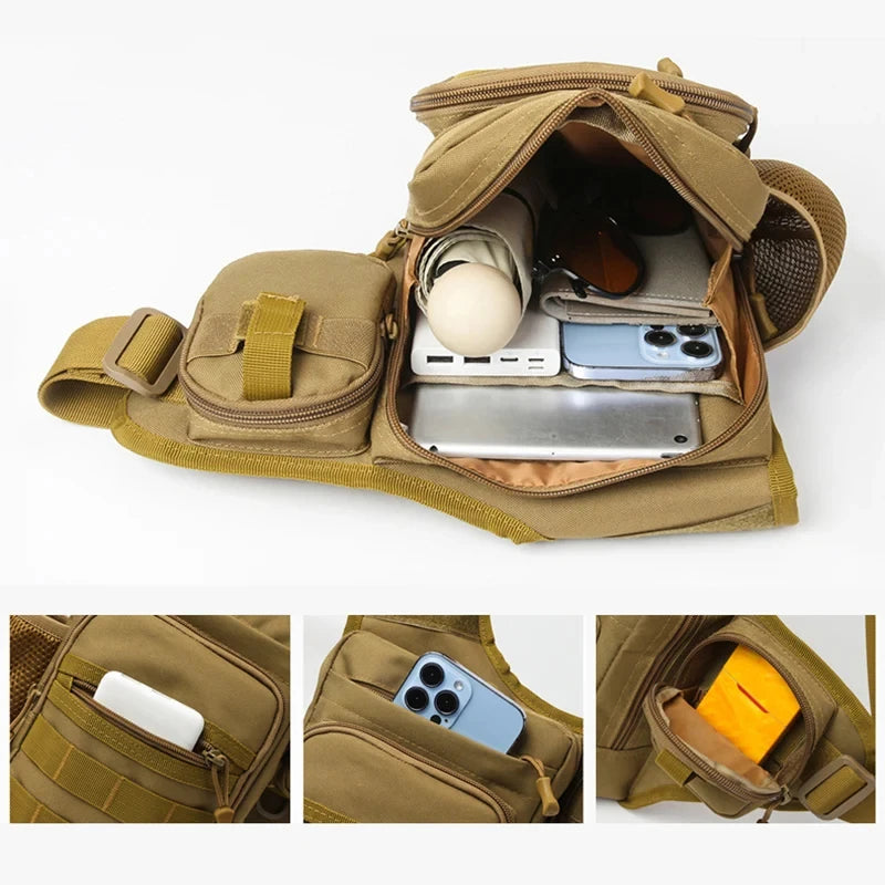 Tactical Chest & Waist Pouch for Outdoor Sports