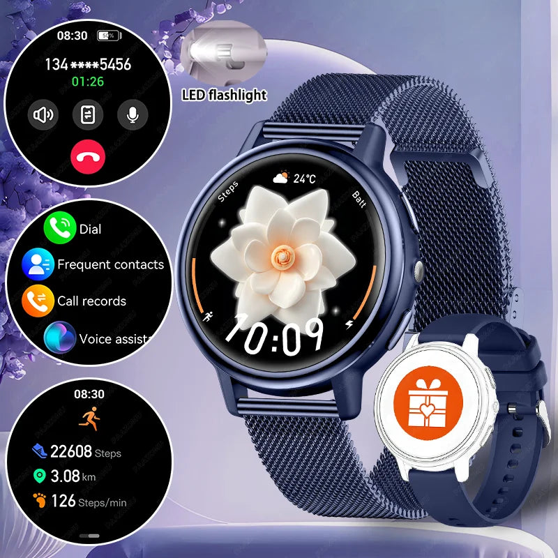 Ladies Smart Fitness Watch with Bluetooth Call