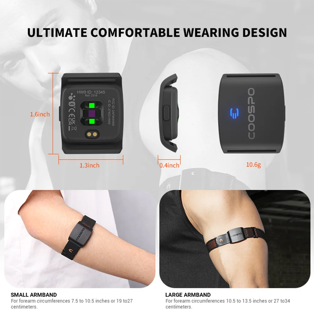 COOSPO HW9 Armband Heart Rate Monitor