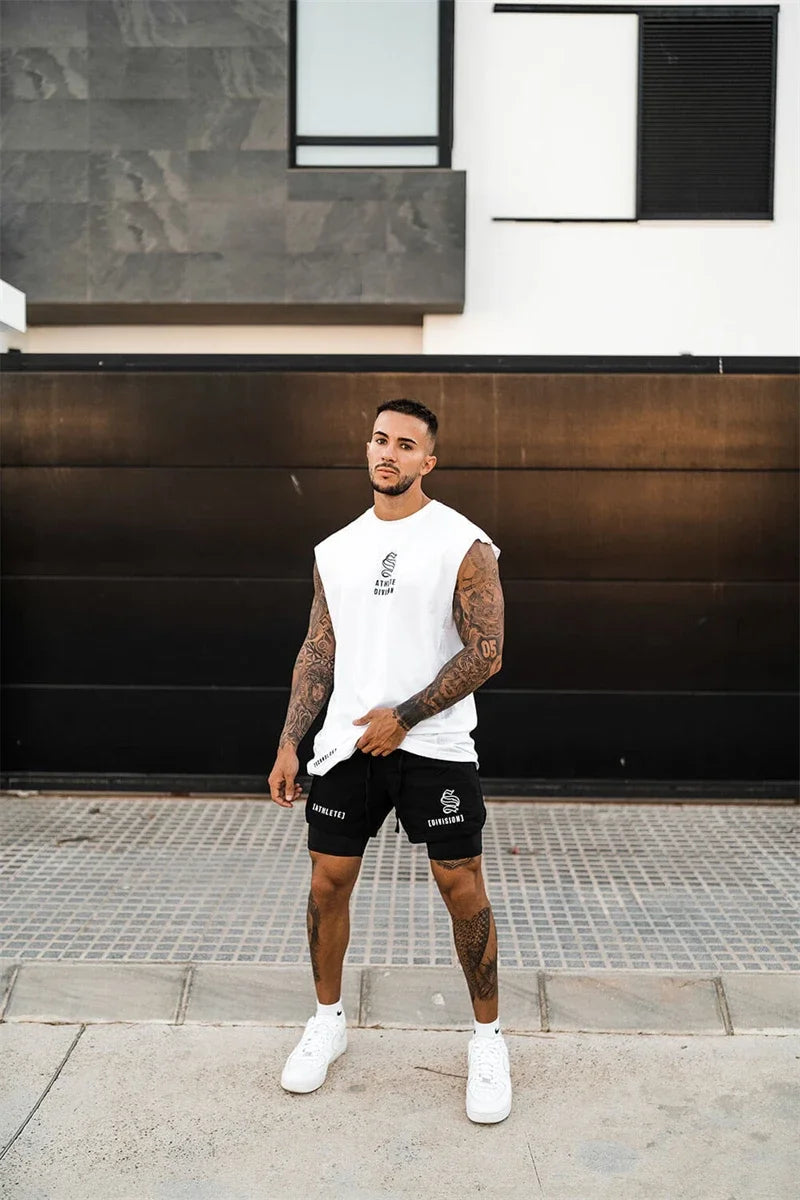 2-in-1 Men's Running & Gym Shorts