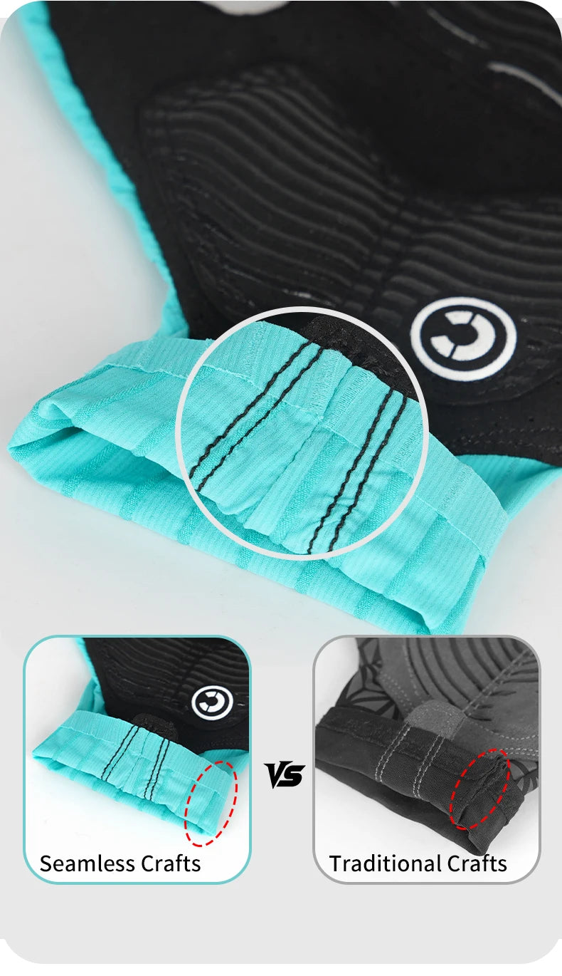 Half-Finger Cycling Gloves with Wrist Guard