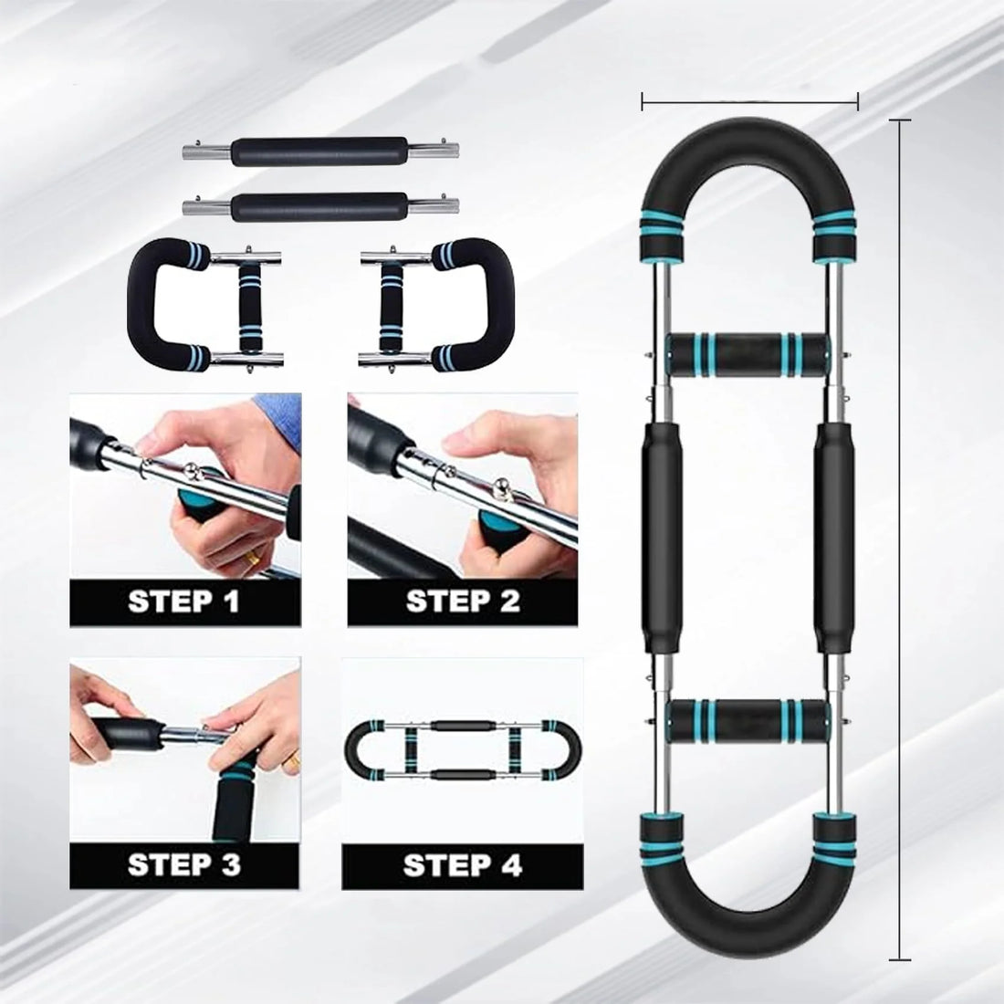 Adjustable Arm Trainer with Resistance Bands