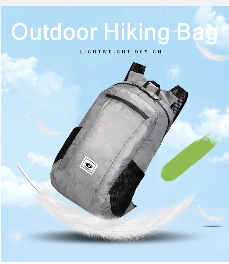 20L Foldable Waterproof Hiking Backpack