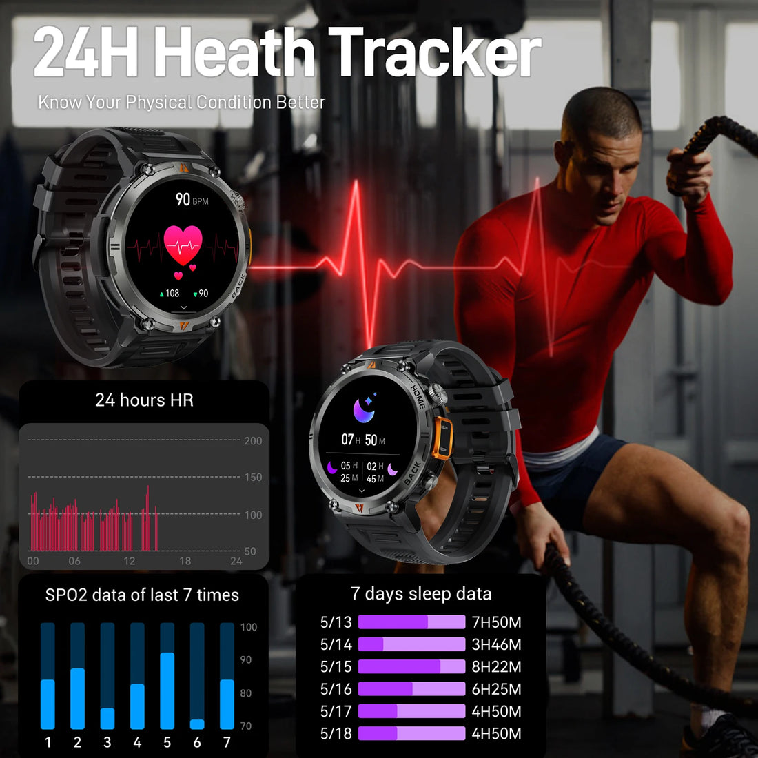 EIGIIS KE3 Bluetooth Call Smart Watch 2024