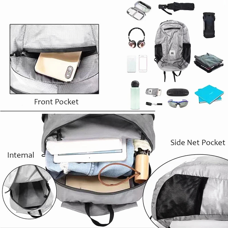 20L Foldable Waterproof Hiking Backpack