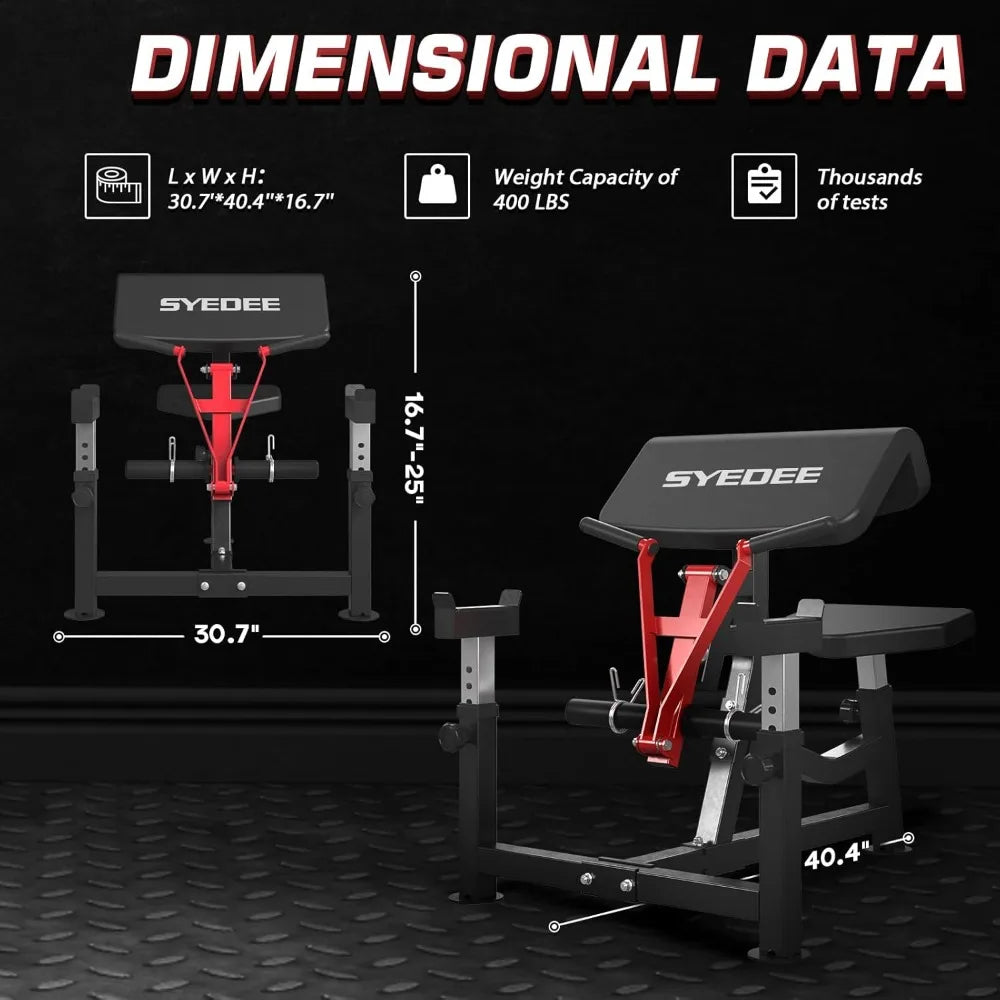 Preacher Curl Bench Bicep & Tricep Machine