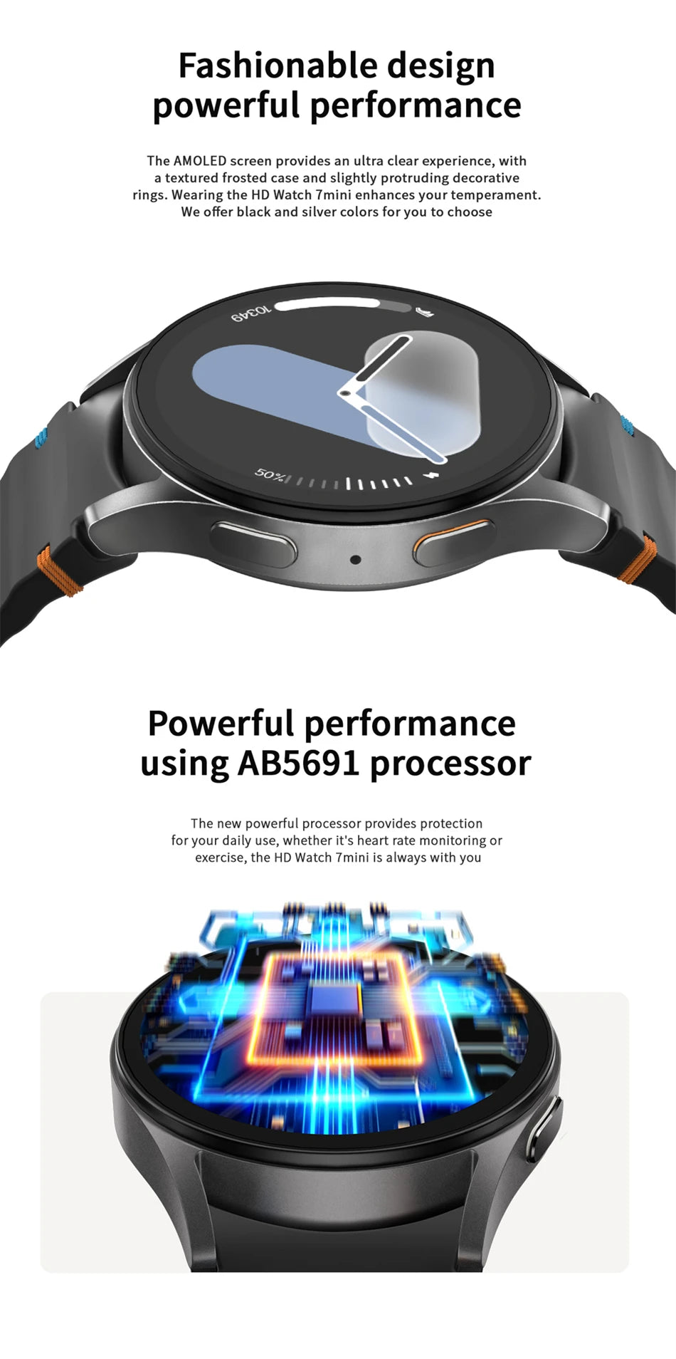 Galaxy Watch 7 Smartwatch – AMOLED, Fitness, Bluetooth Call
