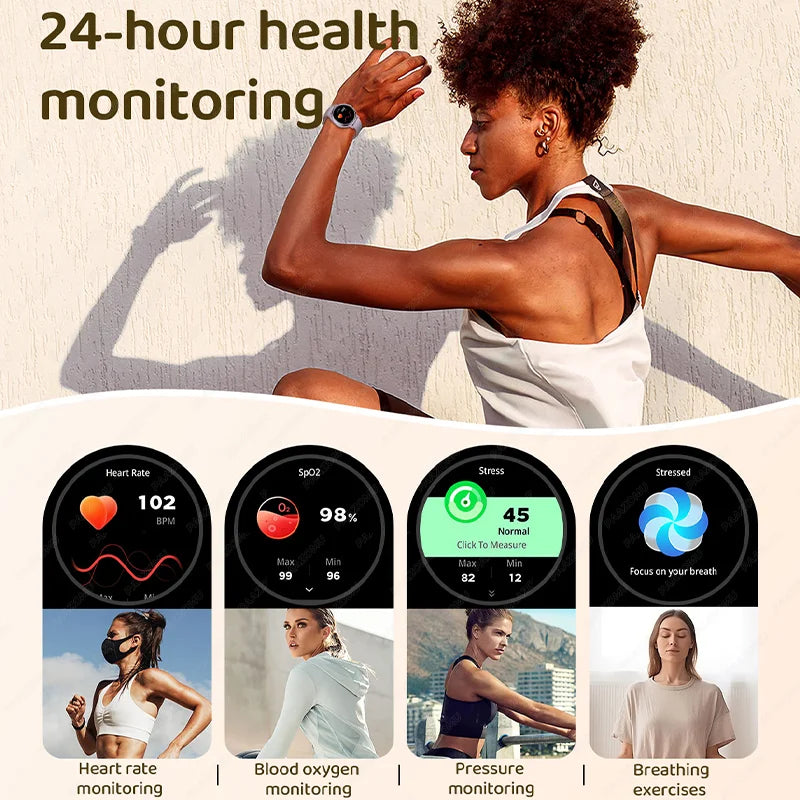 Ladies Smart Fitness Watch with Bluetooth Call