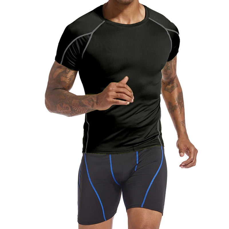 Men's Summer Running Compression T-Shirt