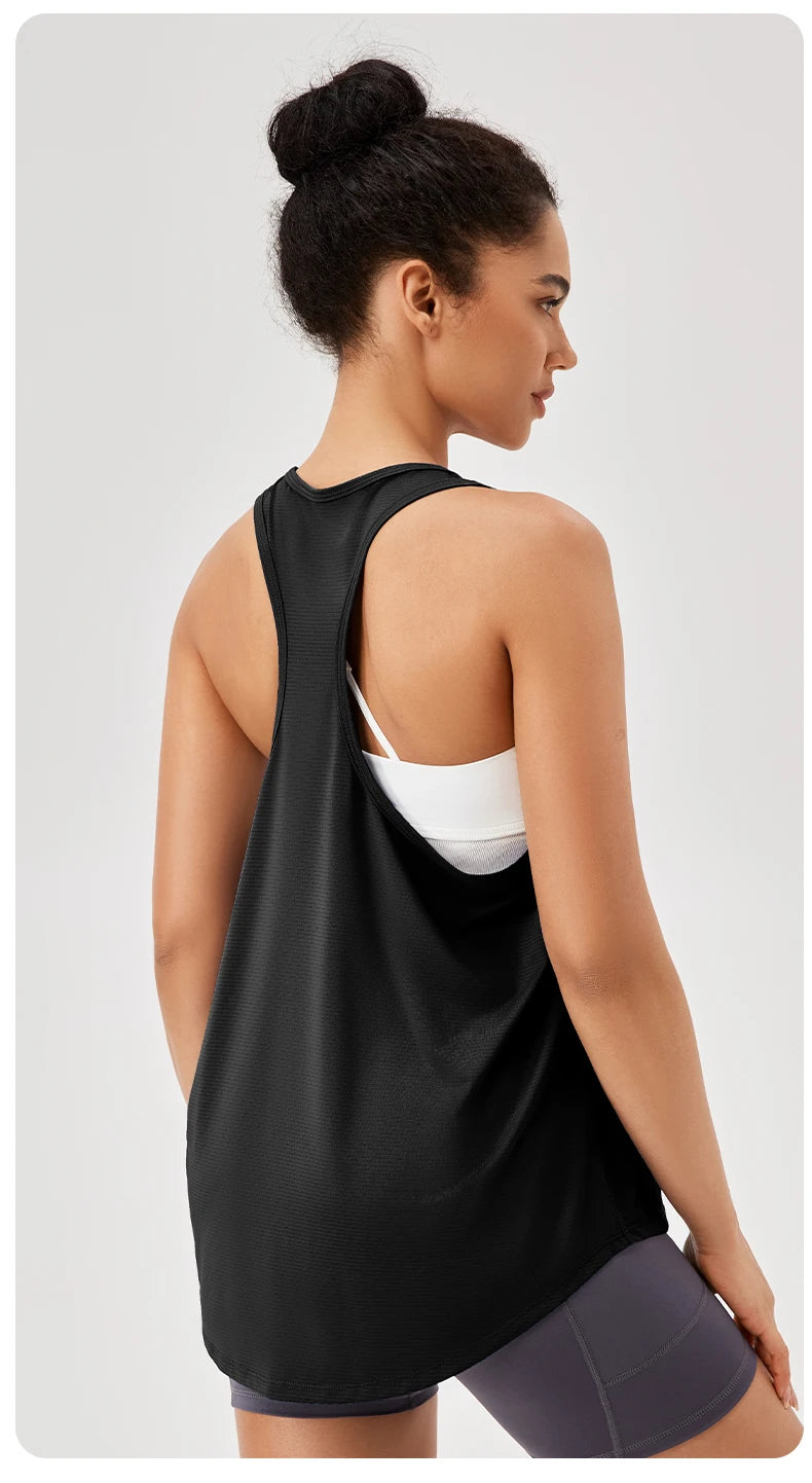 Women’s Quick-Dry Yoga Workout Tank Top