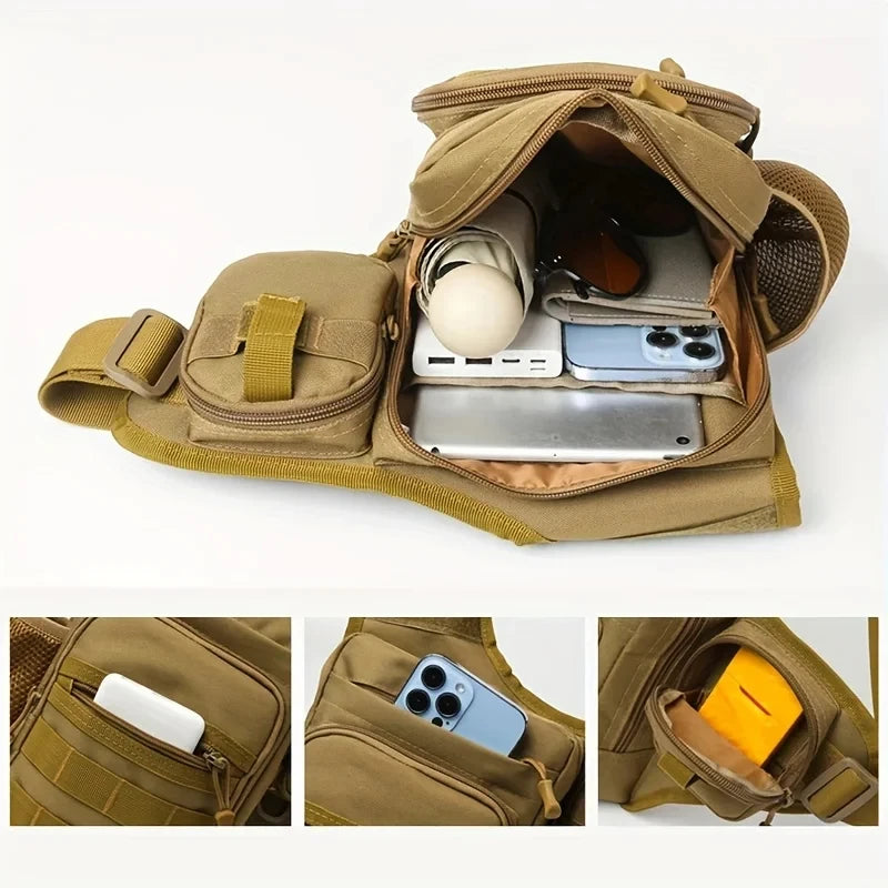 Tactical Chest & Waist Pouch for Outdoor Sports