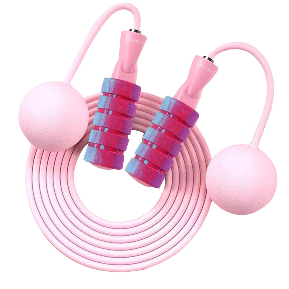 2-in-1 Adjustable Jump Rope – With or Without Rope, Weighted Fitness Trainer