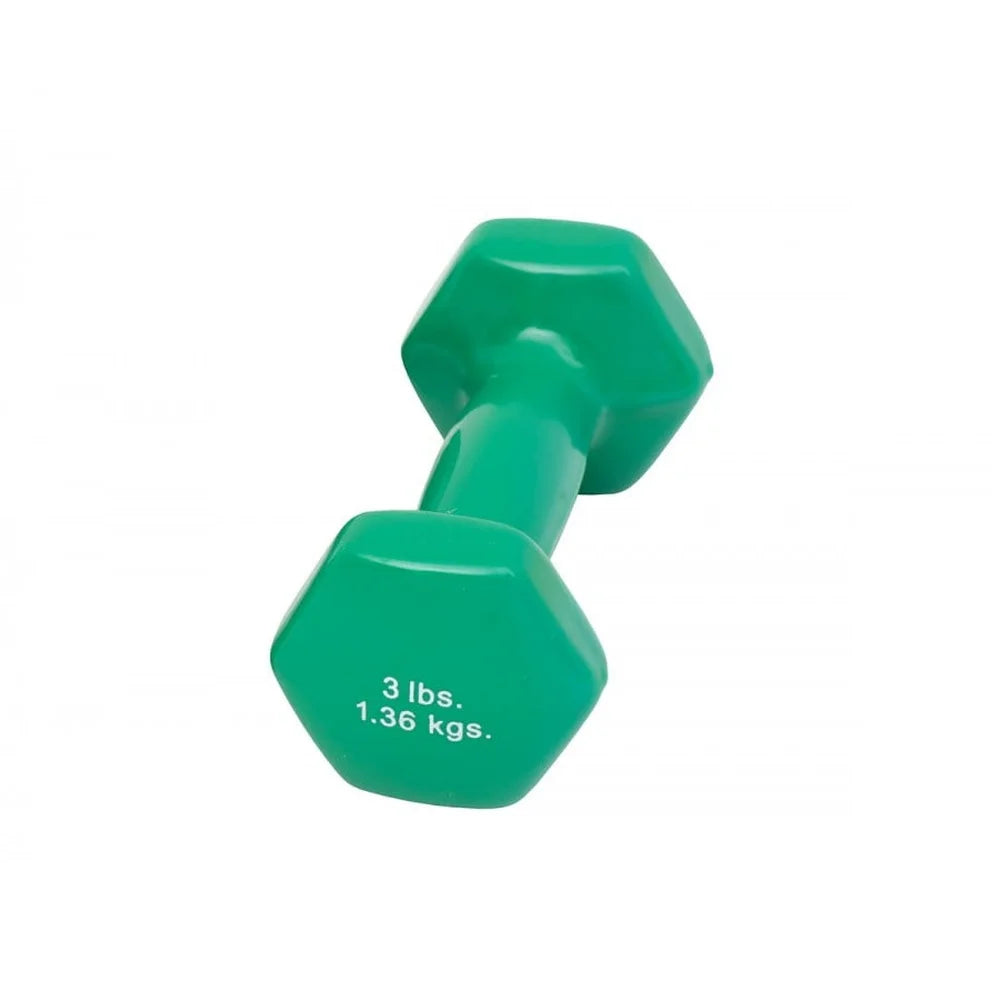 3 lb Vinyl Coated Iron Dumbbell