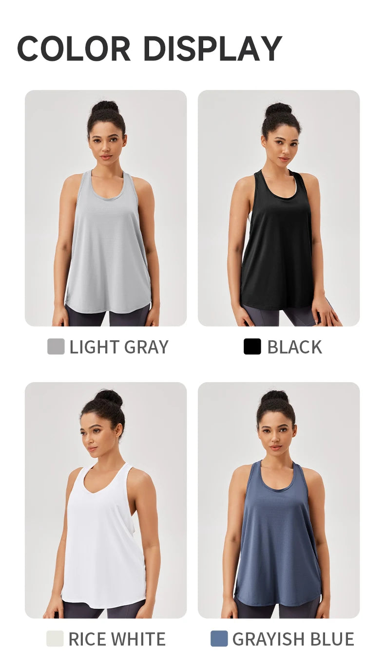Women’s Quick-Dry Yoga Workout Tank Top