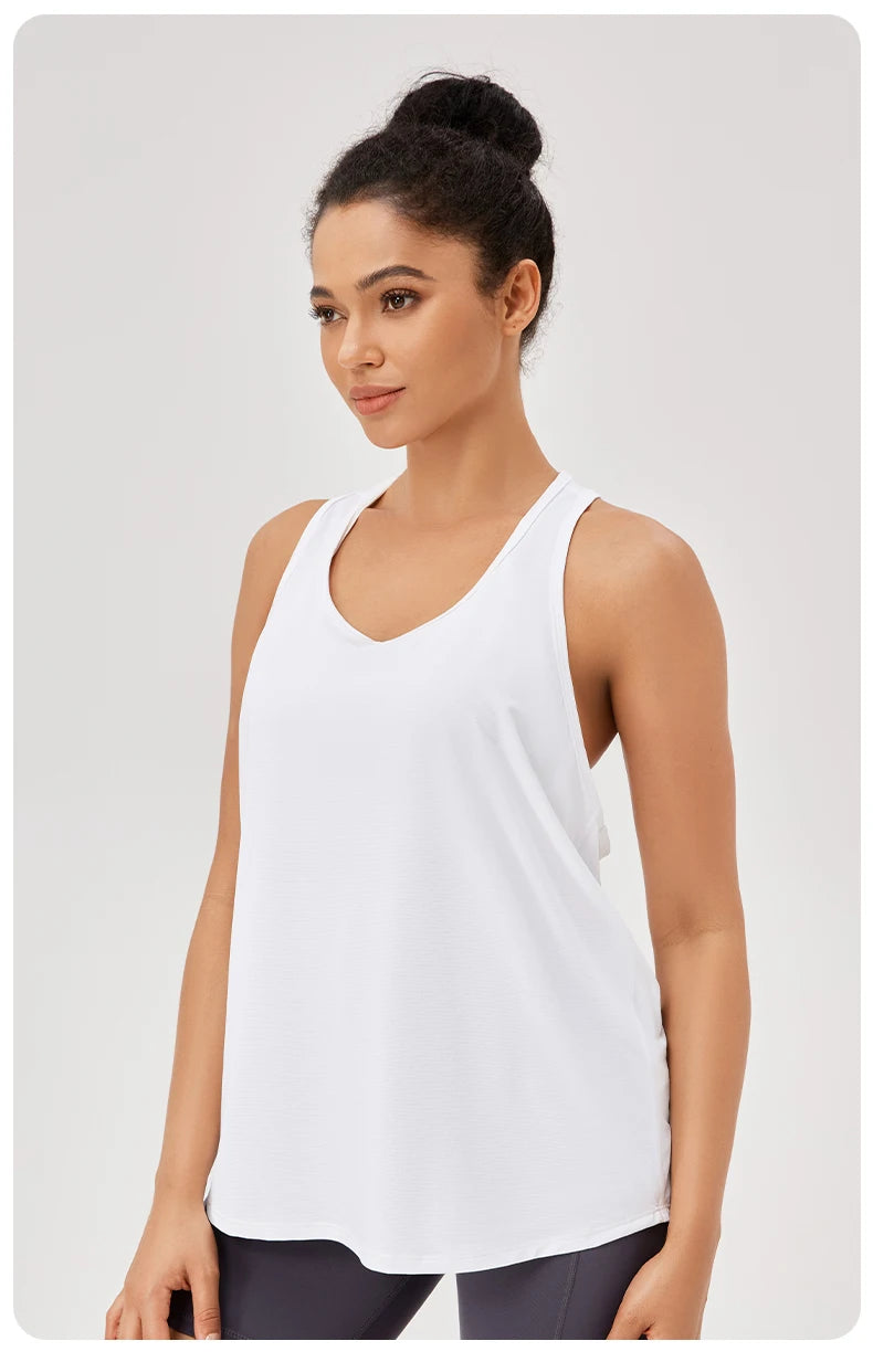 Women’s Quick-Dry Yoga Workout Tank Top