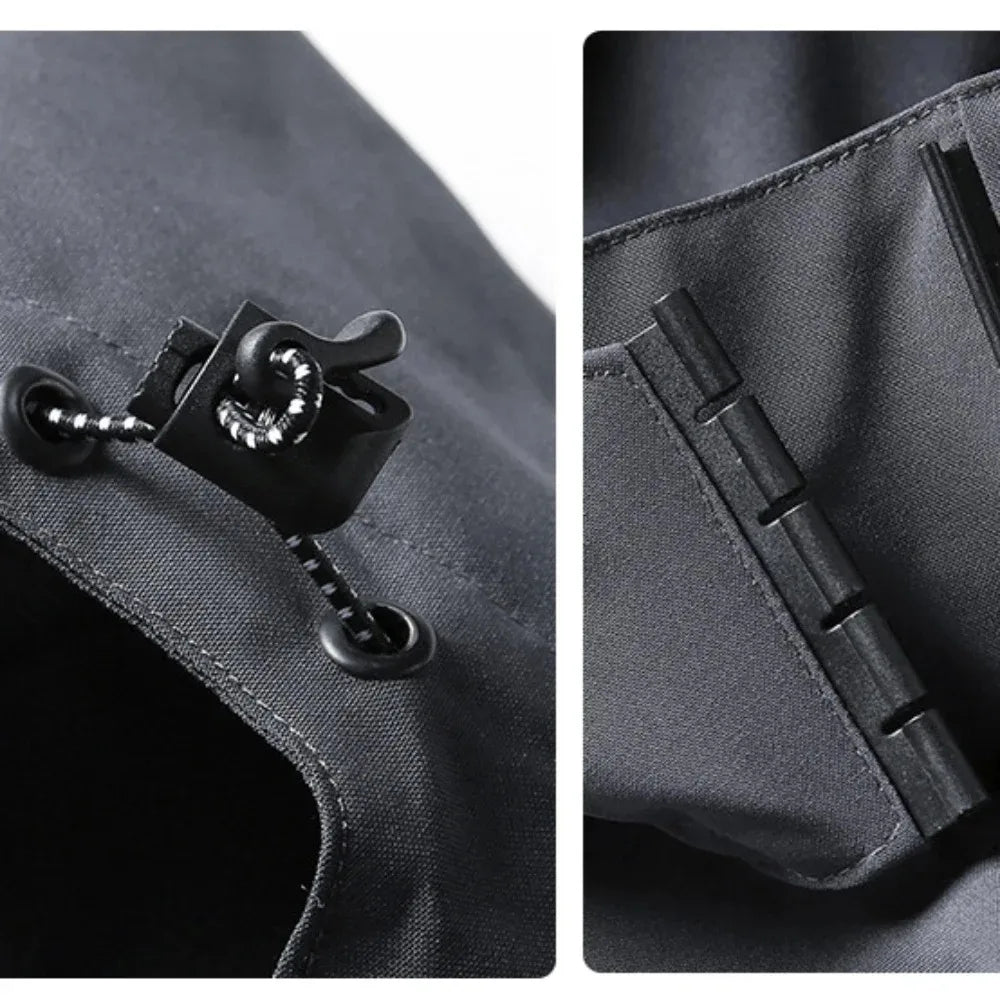 Men's Waterproof Lightweight Hooded Rain Jacket