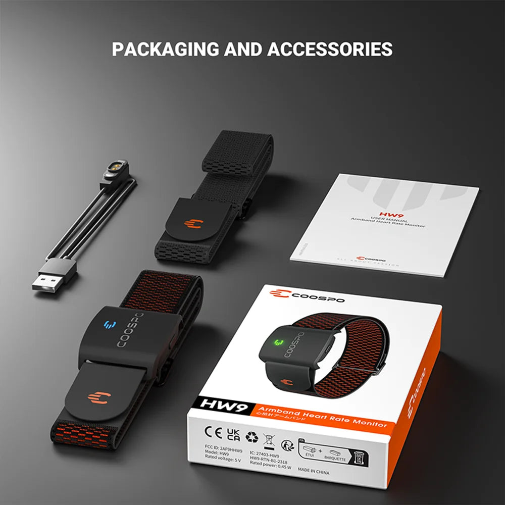 COOSPO HW9 Armband Heart Rate Monitor