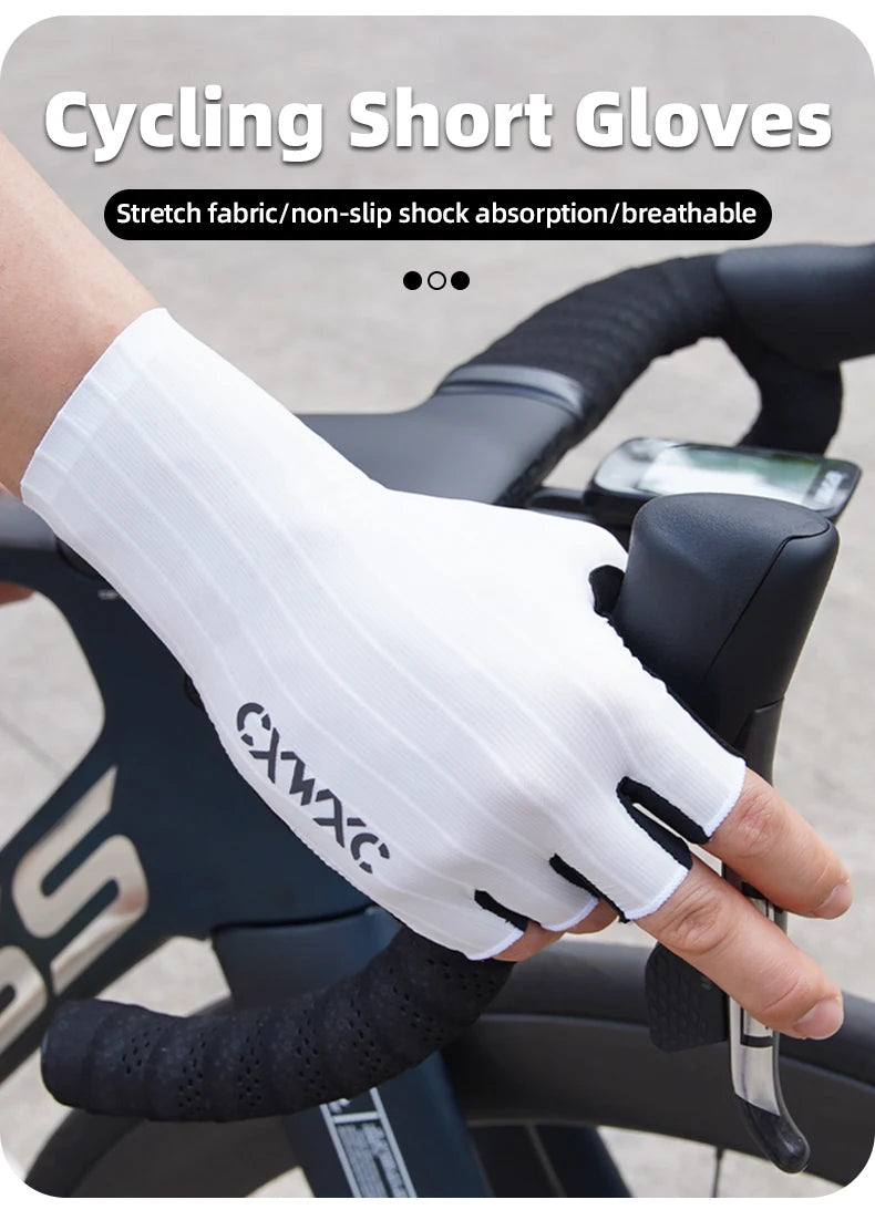 Half-Finger Cycling Gloves with Wrist Guard
