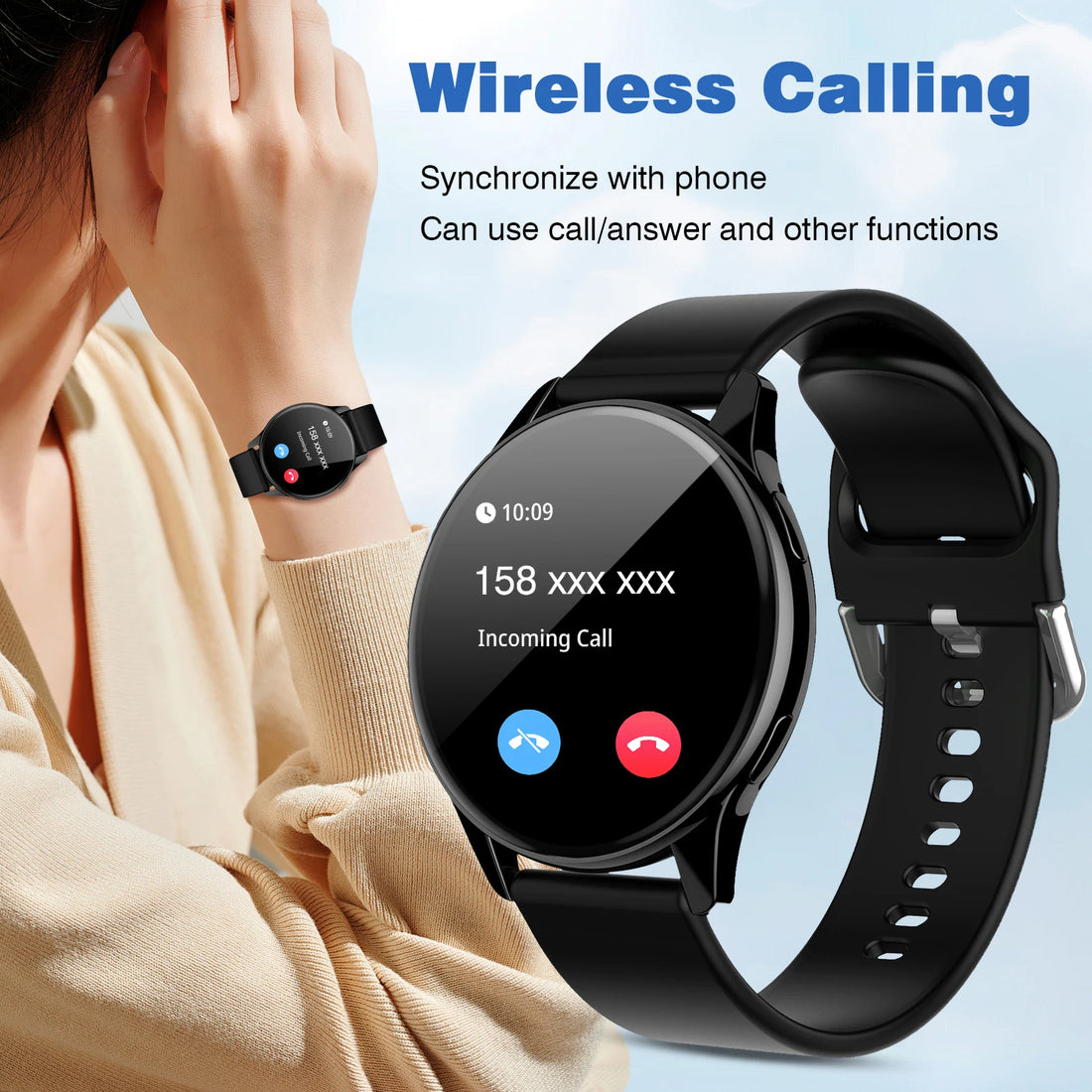 2025 Smart Watch with Bluetooth Call & Fitness Features