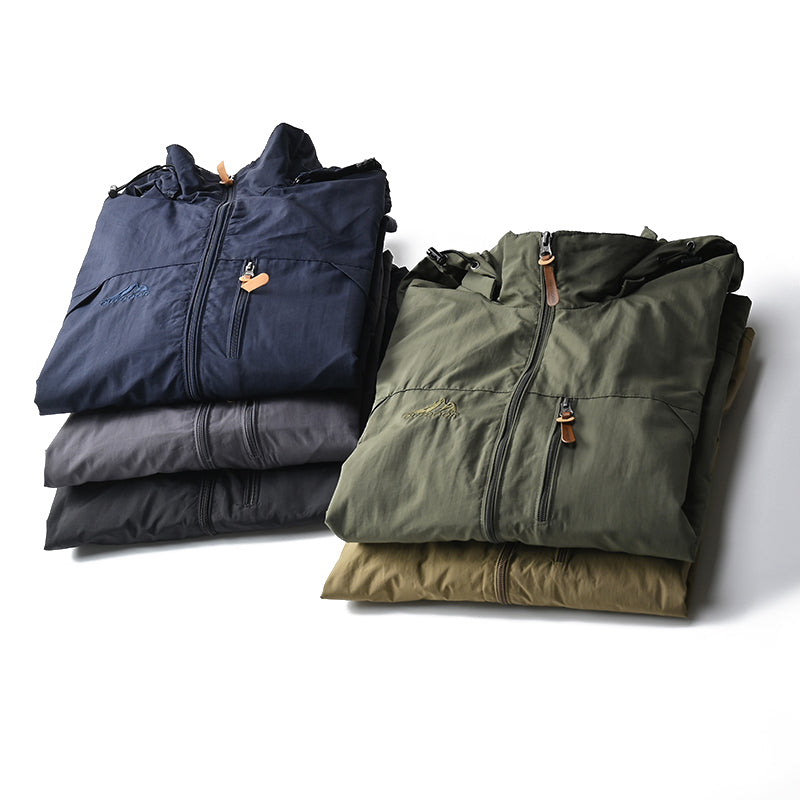 Men’s Tactical Windbreaker Waterproof Hooded Jacket (S–5XL)