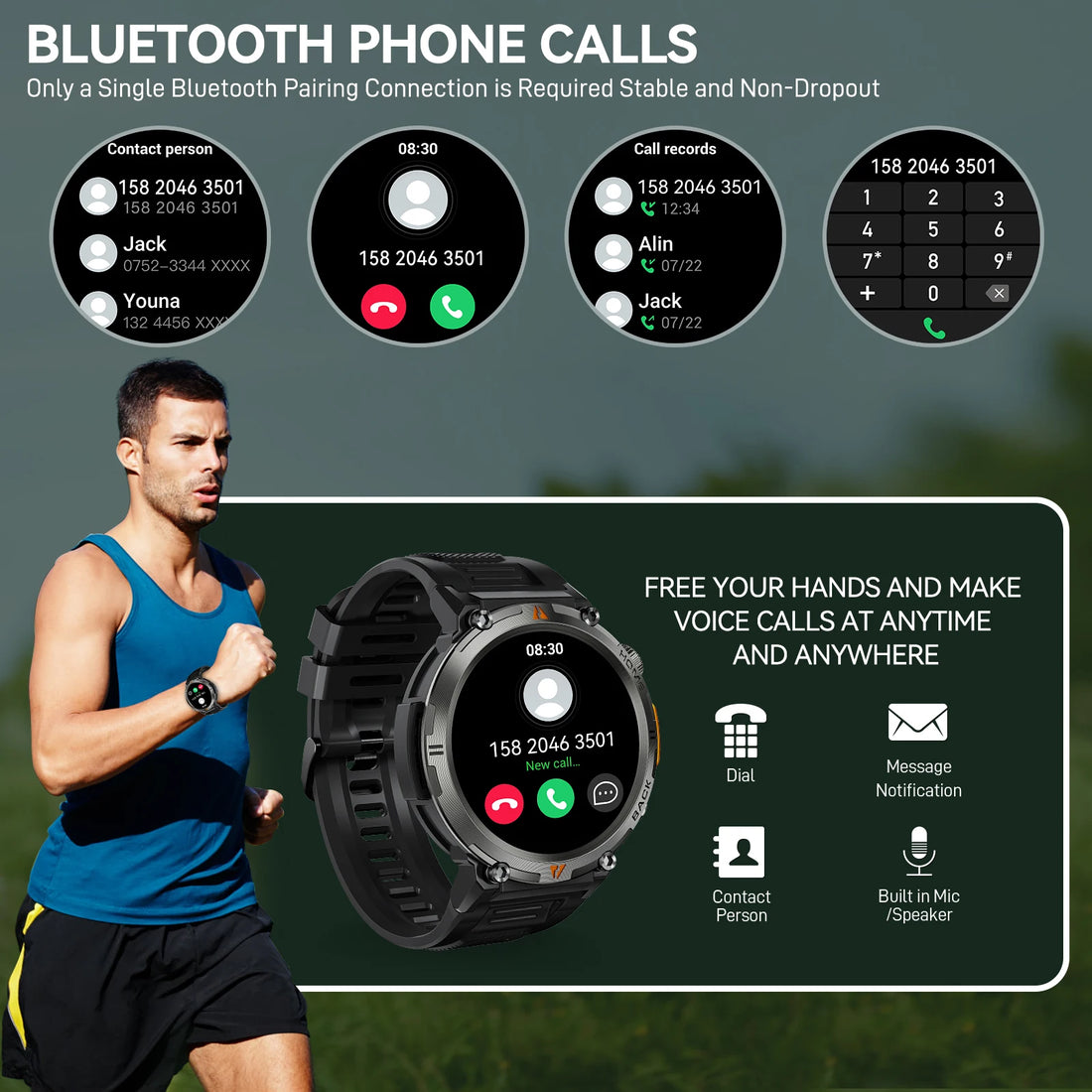 EIGIIS KE3 Bluetooth Call Smart Watch 2024