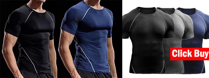 Men's Summer Running Compression T-Shirt