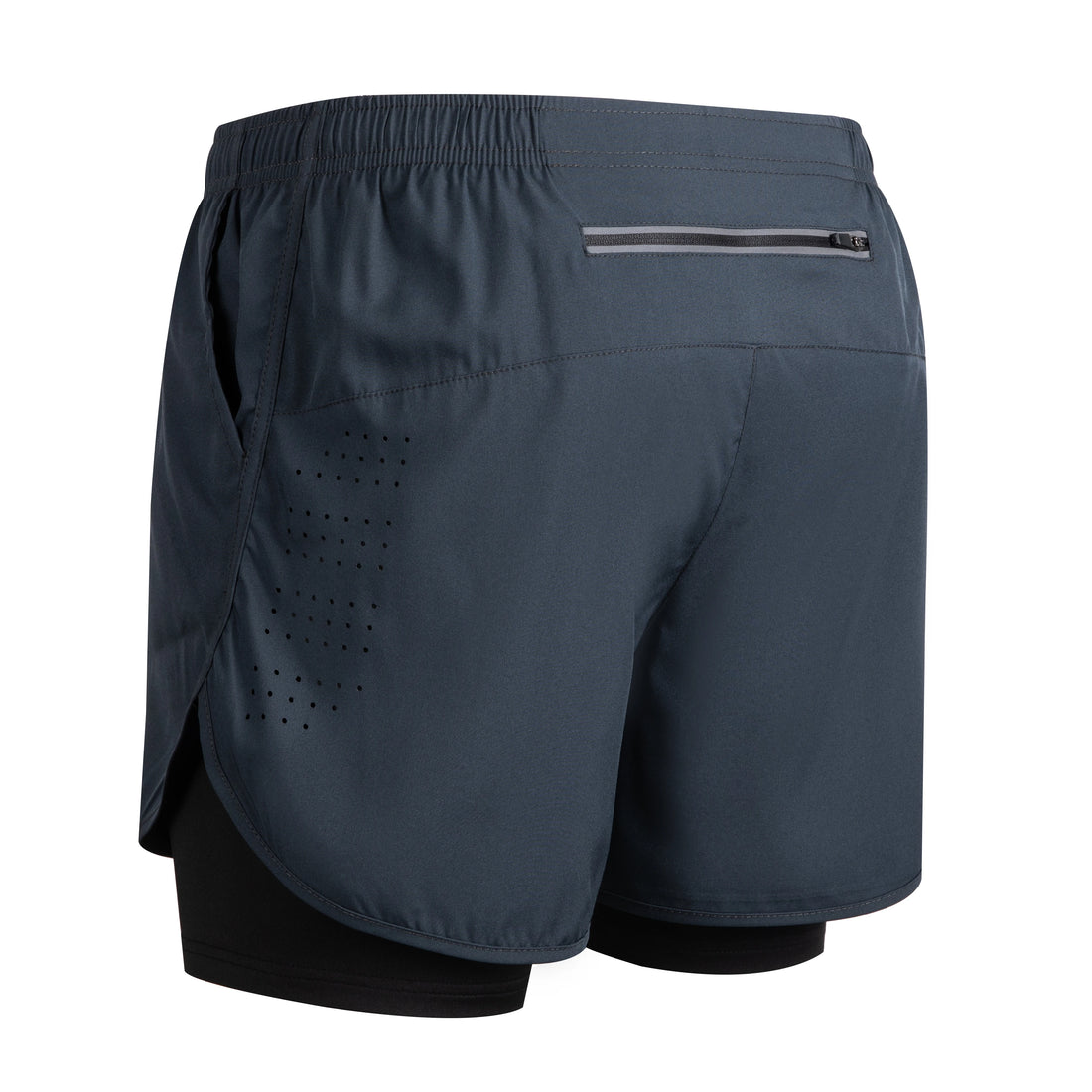Men's Quick-Dry Double Layer Running Shorts