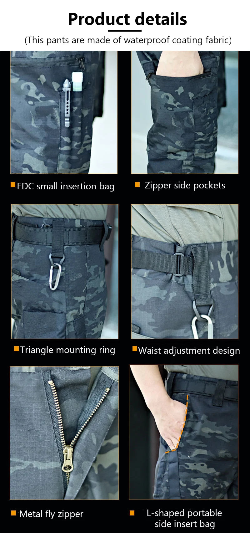 Men’s Tactical Outdoor Cargo Pants
