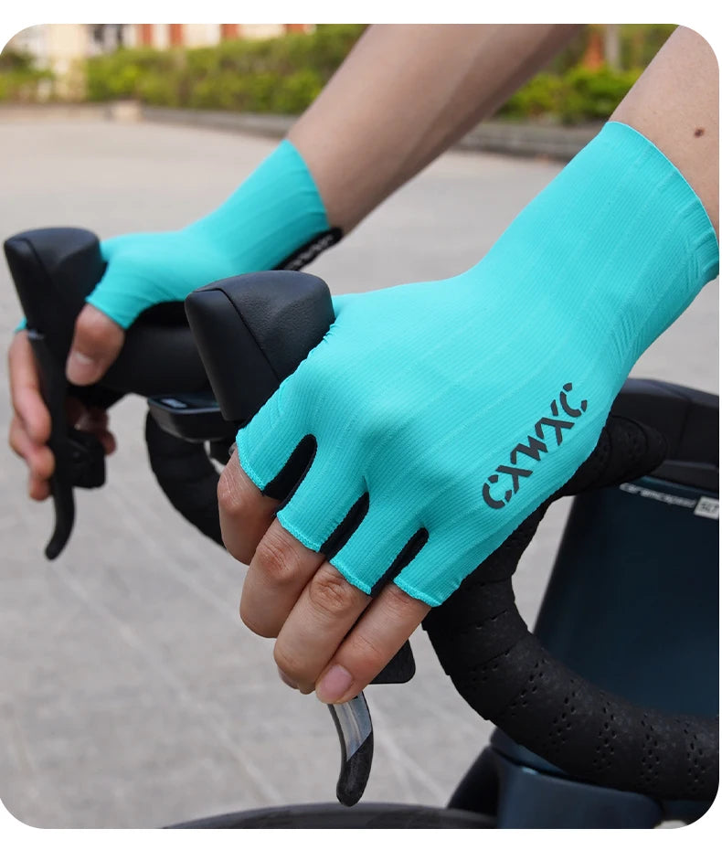 Half-Finger Cycling Gloves with Wrist Guard